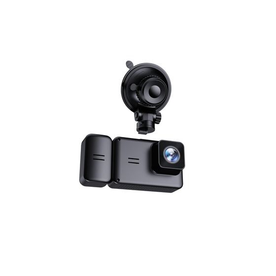 1080P 3 CHANNEL DASH CAMERA WITH 720P INTERIOR AND REAR CAMERA