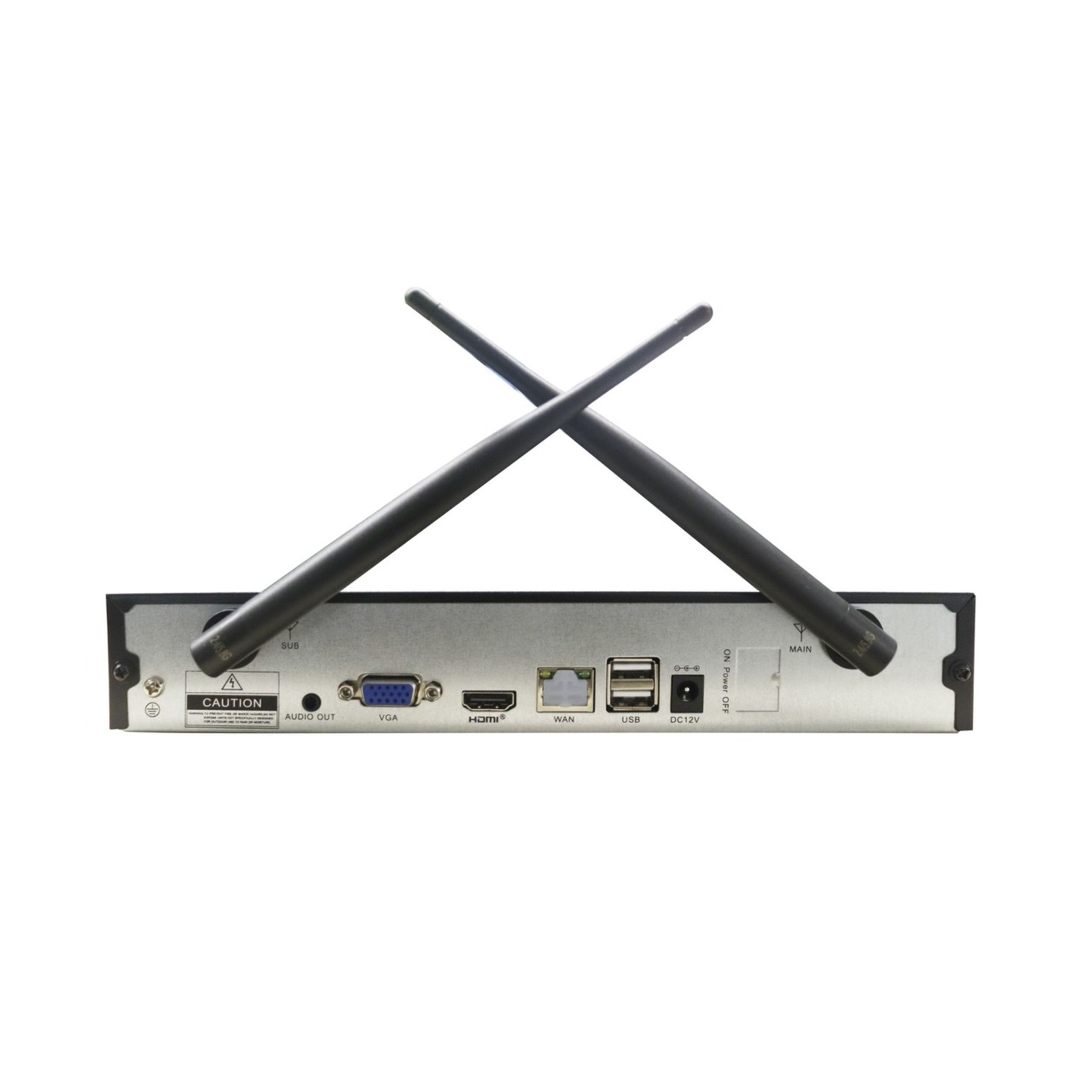 Concord 10 Channel WiFi NVR Kit with 4 x 5MP Bullet Cameras IP66 V4