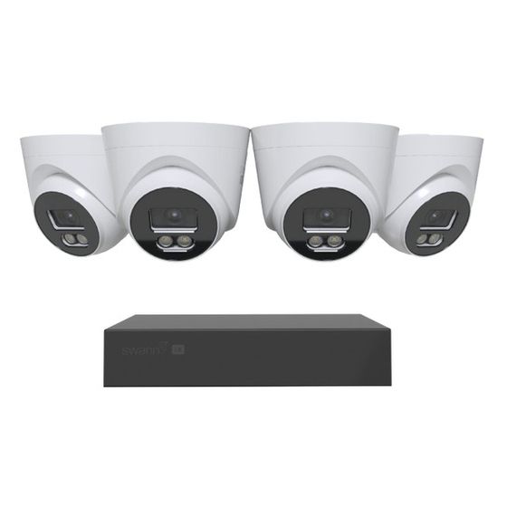 Swann EliteX 8-Channel NVR Kit with 4 Dome Cameras – 6K