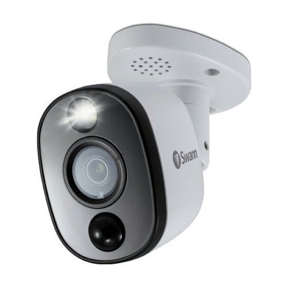 Swann 4K Bullet TVI PIR Camera with Flood Light (SWPRO-4KWLB) – Jaycar