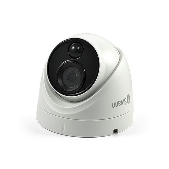 Swann 4K UHD PIR Thermal Dome Camera SWPRO-4KDOME with 18m Cable & Mains Adaptor