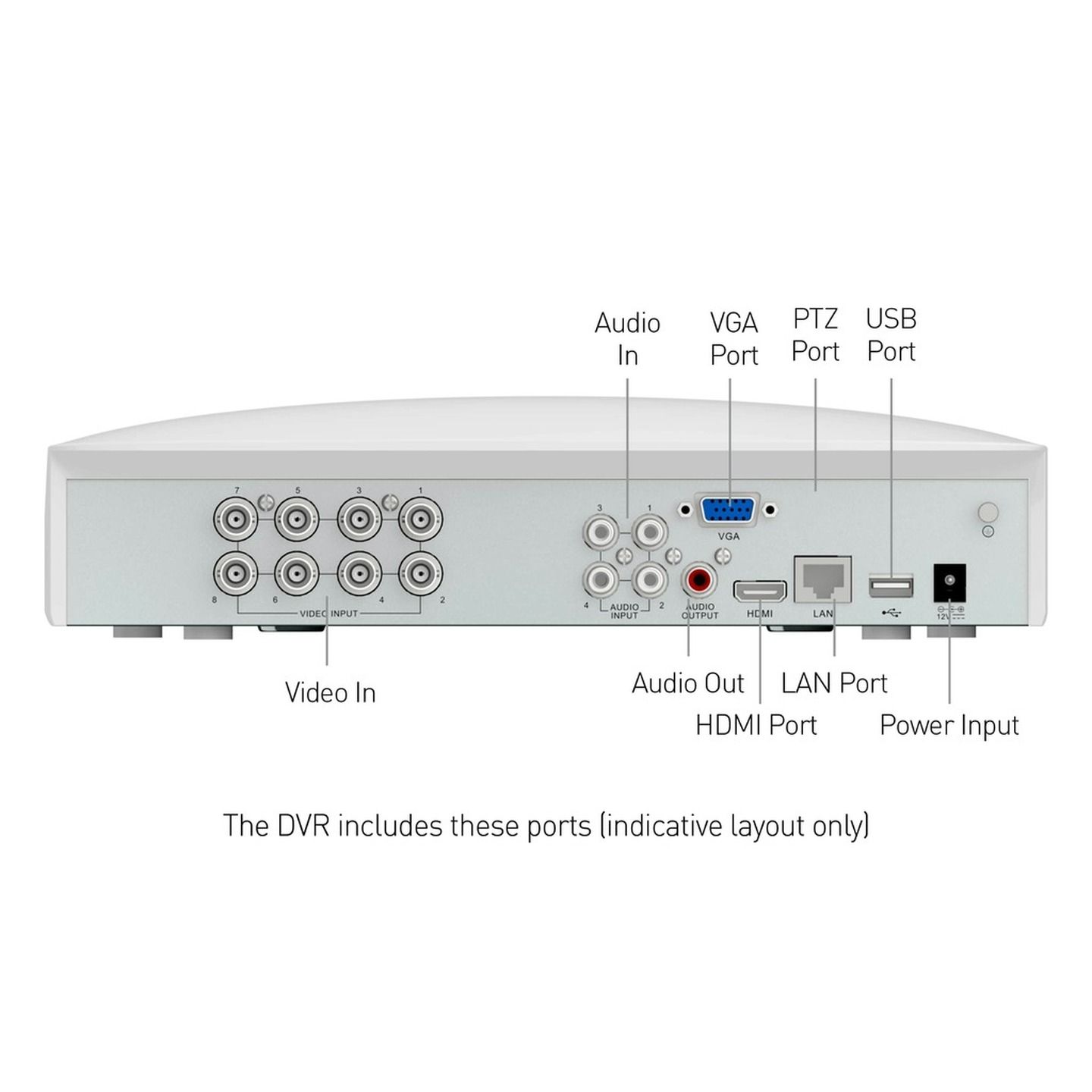 Swann 8CH 4K DVR Kit with 6 x 4K PIR Bullet Cameras SWDVK-85680W6WL