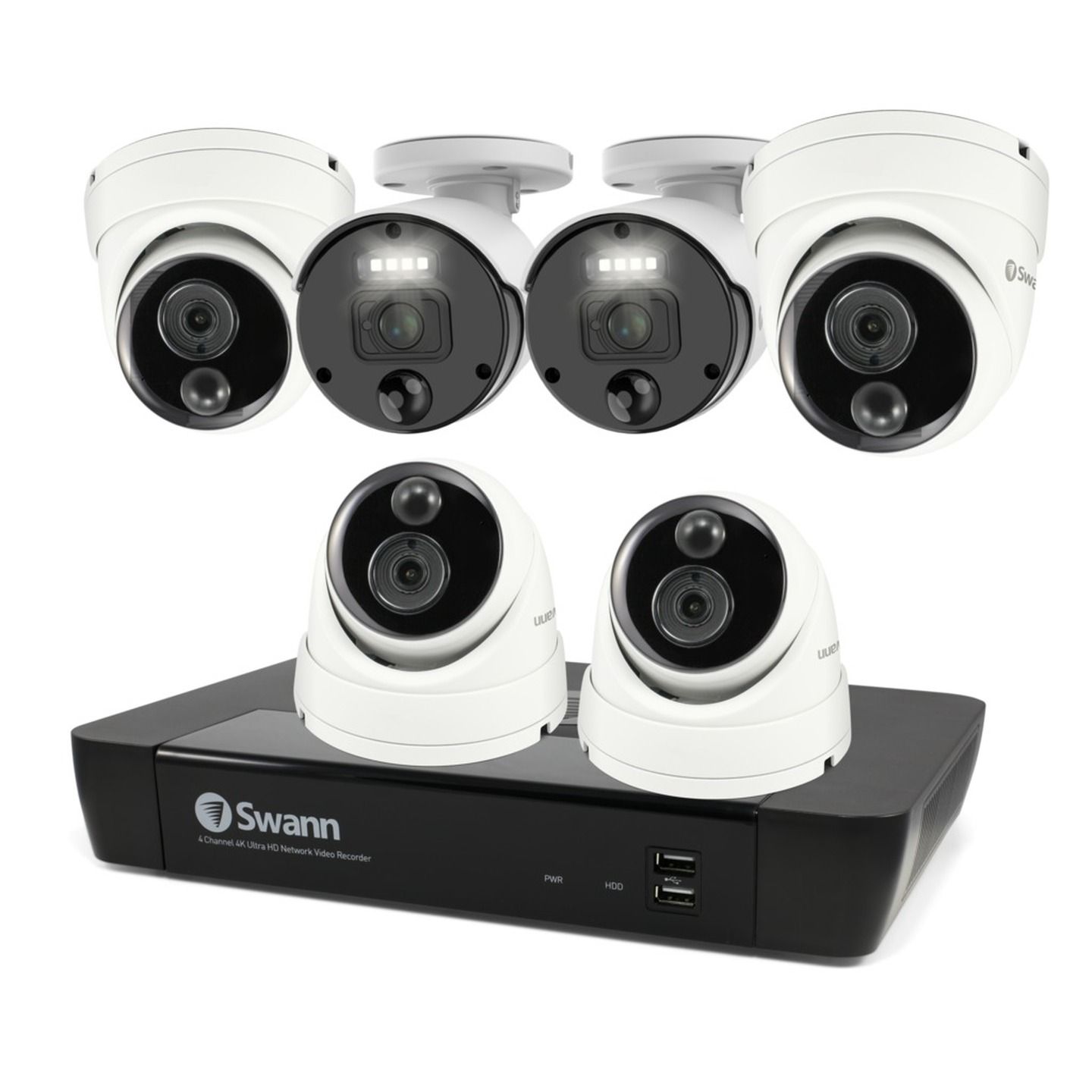 Swann NVR8 -8580 4K/2TB/4 x 876MSD /2 x 875WLB 4K  Master Series IP Digital still image video camera SONVK-876804D2B-AU