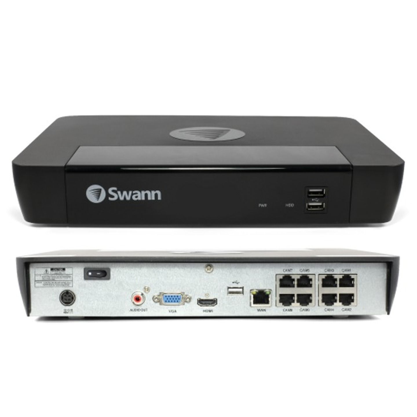 Swann NVR8-8580 4K/2TB/4xNHD-888MSD/2xNHD-887MSFB Professional Series IP Digital still image video cams SONVK-886804D2FB-AU