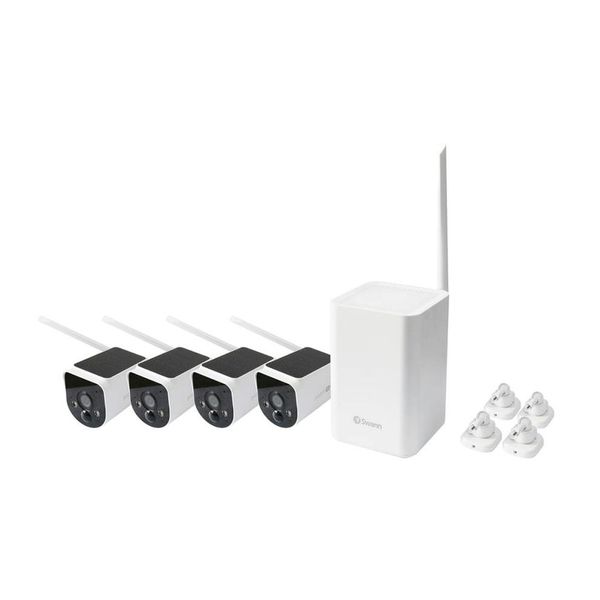 Swan Camera Module Swann MaxRanger4K™ Solar 4 Camera Security System with Longest Range ...