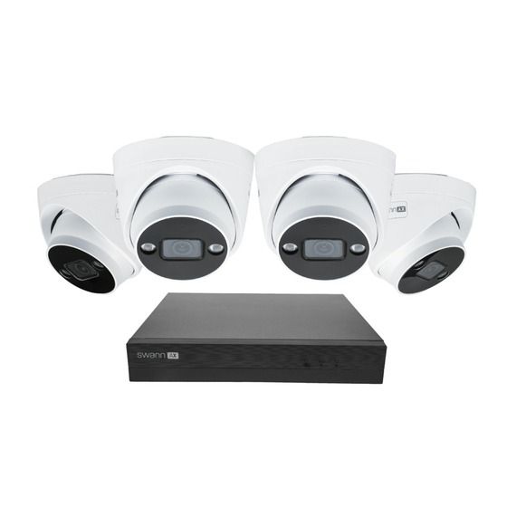 Swann AdvancedX 8CH 4K NVR Kit – 4× Dome Spot Cameras, 24/7 Recording | SWNVK-8ADVANX4D-AU