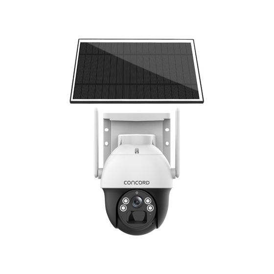 CONCORD 4G WIRELESS 2K PT CAMERA WITH SOLAR PANEL V4