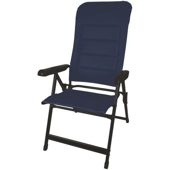 DARK BLUE FOLDING CAMPING CHAIR