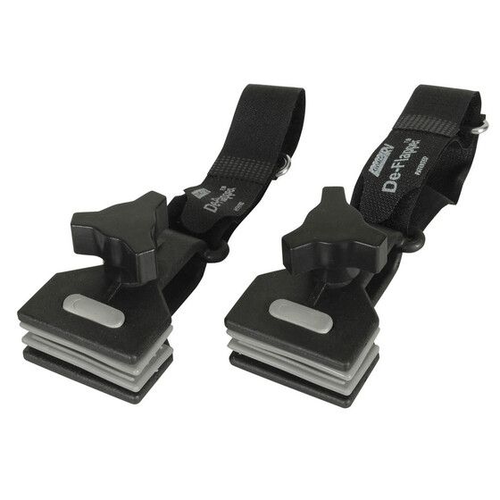 Jaycar Caravan De-Flapper Kit (Pair) – 50mm Clamp, 130mm Nylon Straps with UV Protection