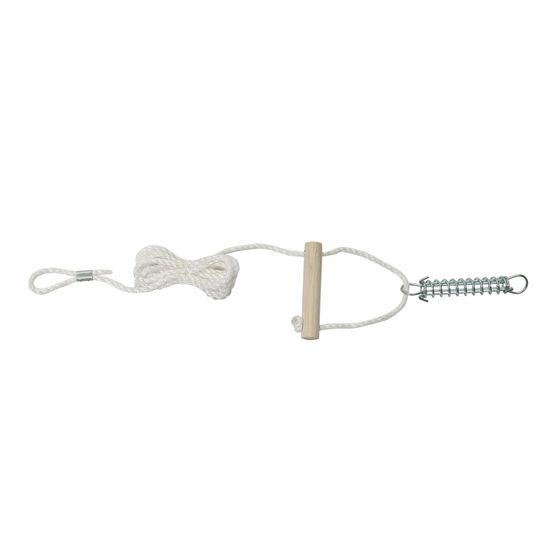 OZtrail Single Guy Rope with Wooden Runner – 6mm Polypropylene
