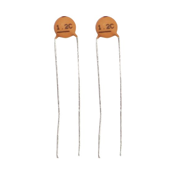 1.2PF 50VDC CERAMIC CAPACITORS - PACK OF 2