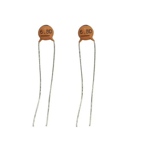 Jaycar 6.8pF 50VDC Ceramic Capacitor – Pack of 2 (RC5310)