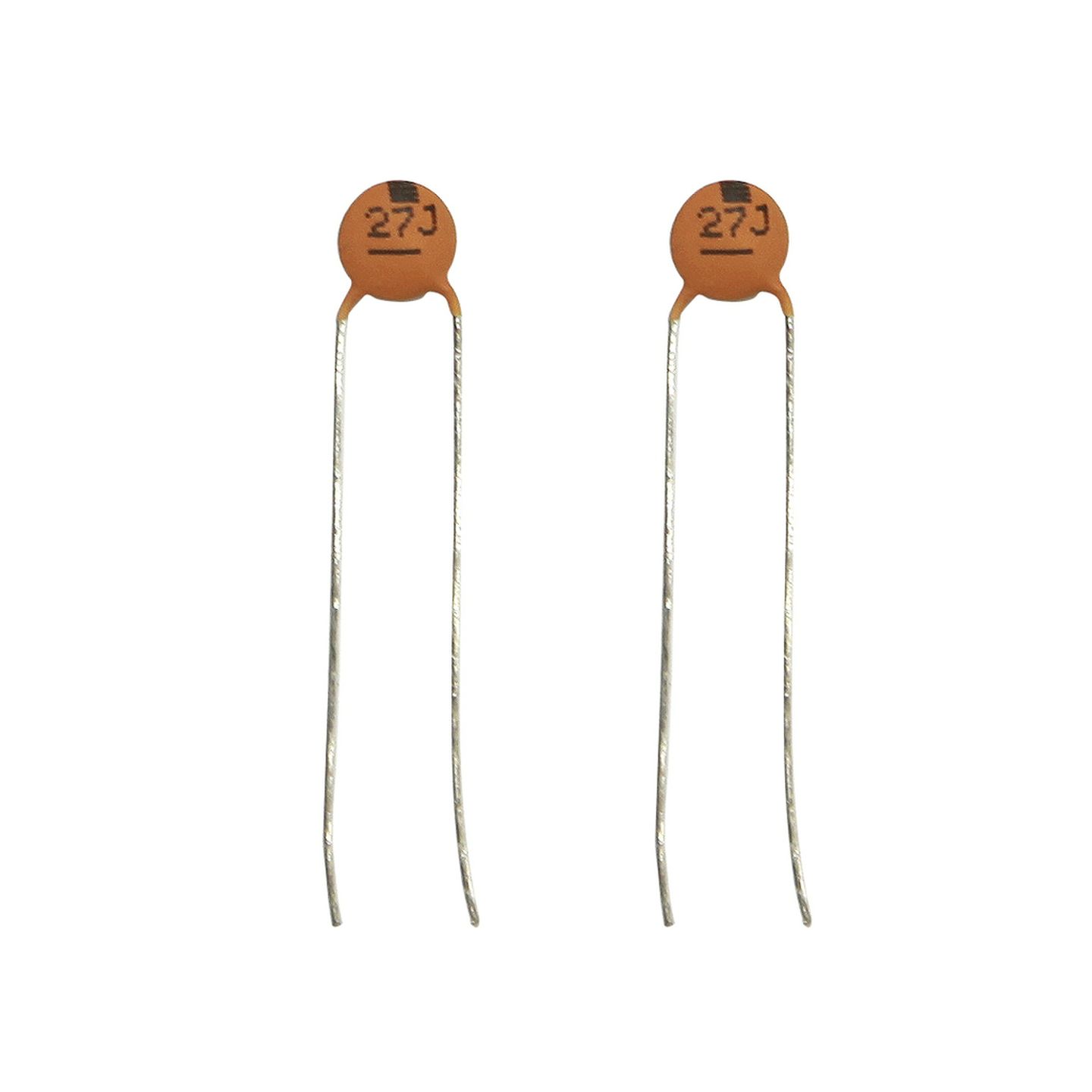 27pF 50VDC Ceramic Capacitors - Pack of 2