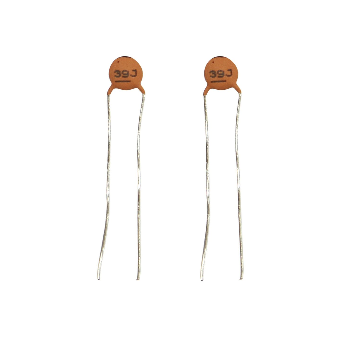 39pF 50VDC Ceramic Capacitors - Pack of 2