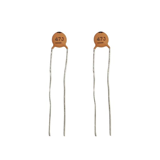 Jaycar 47pF 50VDC Ceramic Capacitors – Pack of 2 (RC5320)