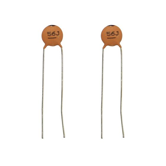 Jaycar 56pF 50VDC Ceramic Capacitors – Pack of 2 (RC5321)