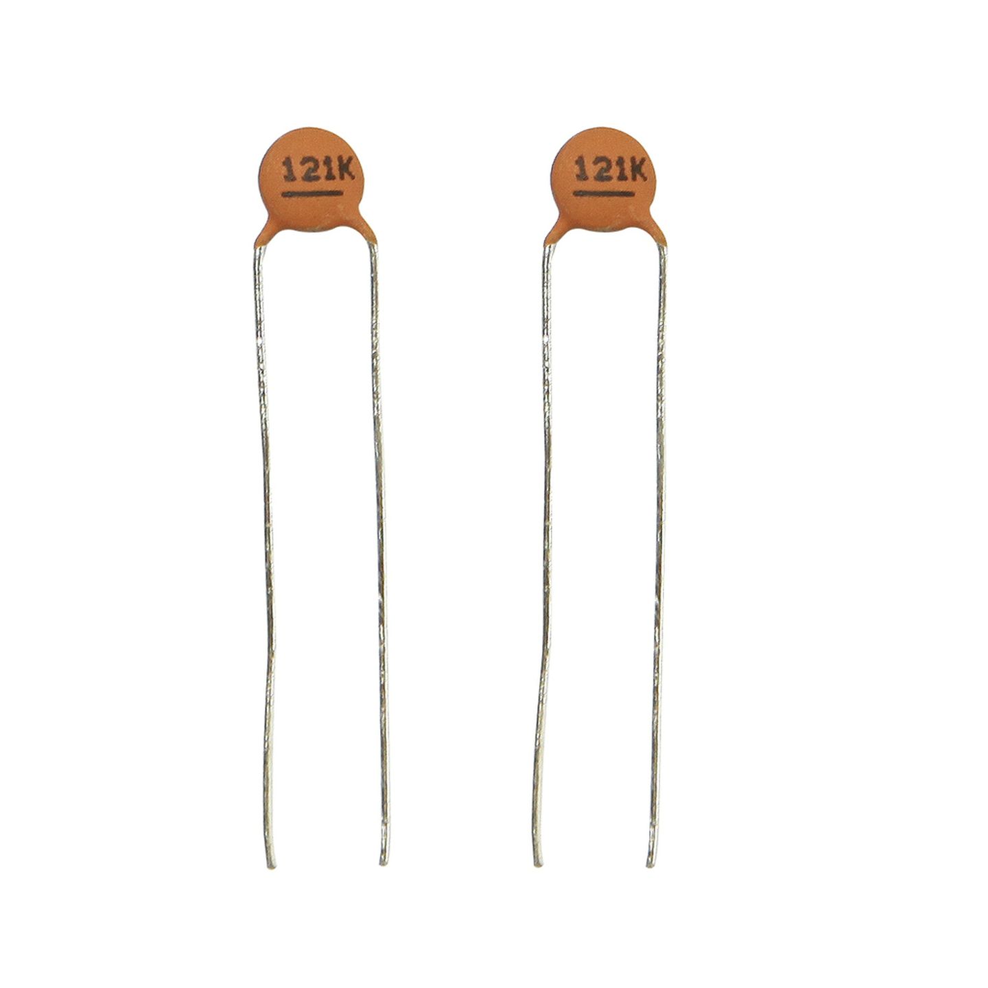 120pF 50VDC Ceramic Capacitors - Pack of 2