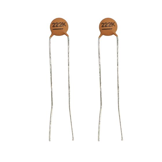 2.2NF 50VDC CERAMIC CAPACITORS - PACK OF 2