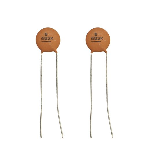 6.8NF 50VDC CERAMIC CAPACITORS - PACK OF 2
