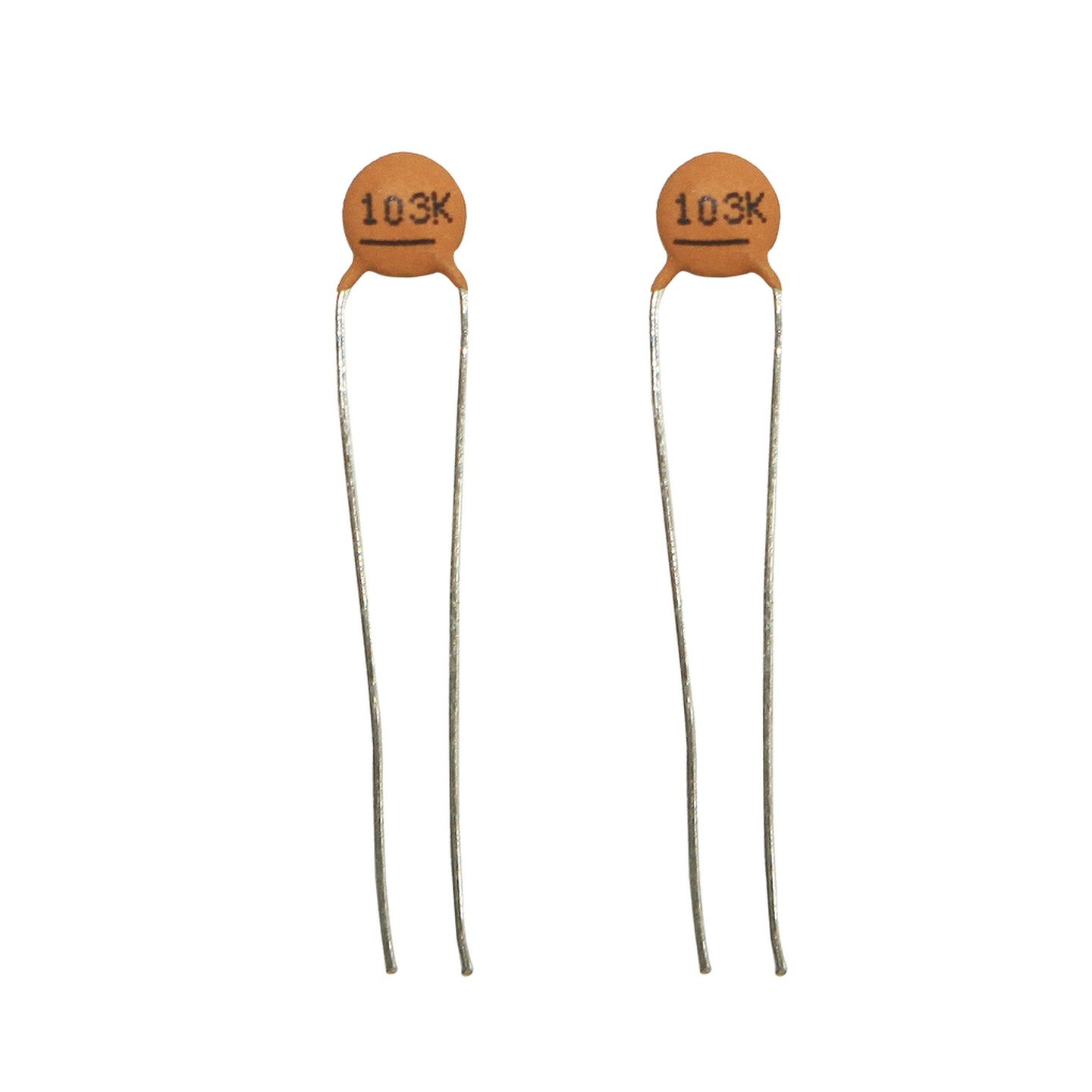 10nF 50VDC Ceramic Capacitors - Pack of 2