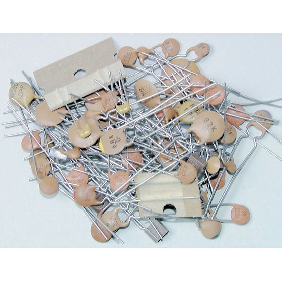 Jaycar Ceramic Capacitor Pack – 60 Pieces, 10pF to 0.1uF, 50V Working