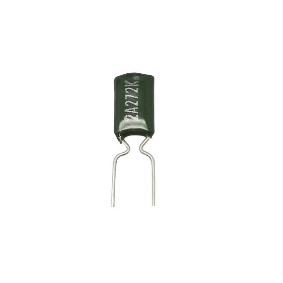 2.7NF 100VDC POLYESTER CAPACITOR