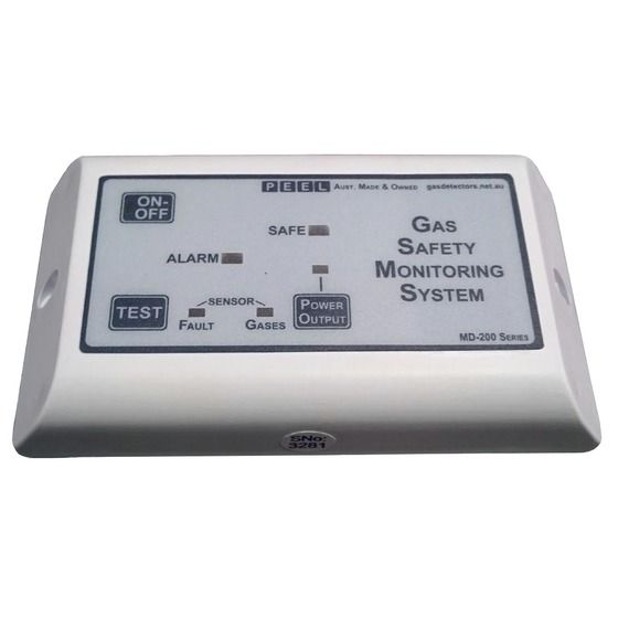 Peel MD-220 LPG/Propane Detector – Dual Sensor with Auto-Shutoff Solenoid (Marine)