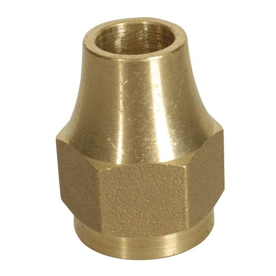 Jaycar 5/16" SAE Flare Nut – Brass Gas Fitting