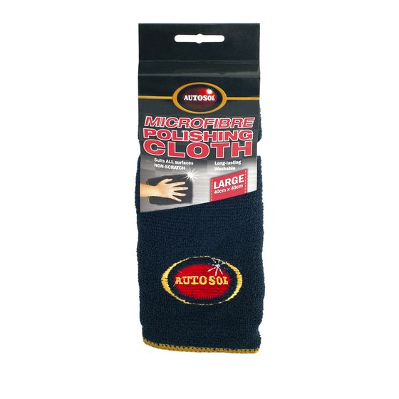 AutoSol Microfibre Polishing Cloth 40x40cm – No-Scratch, Washable