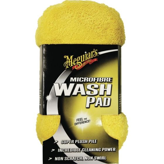 Meguiar's Microfibre Wash Pad – Plush Pile, Zero Scratches, Machine Washable