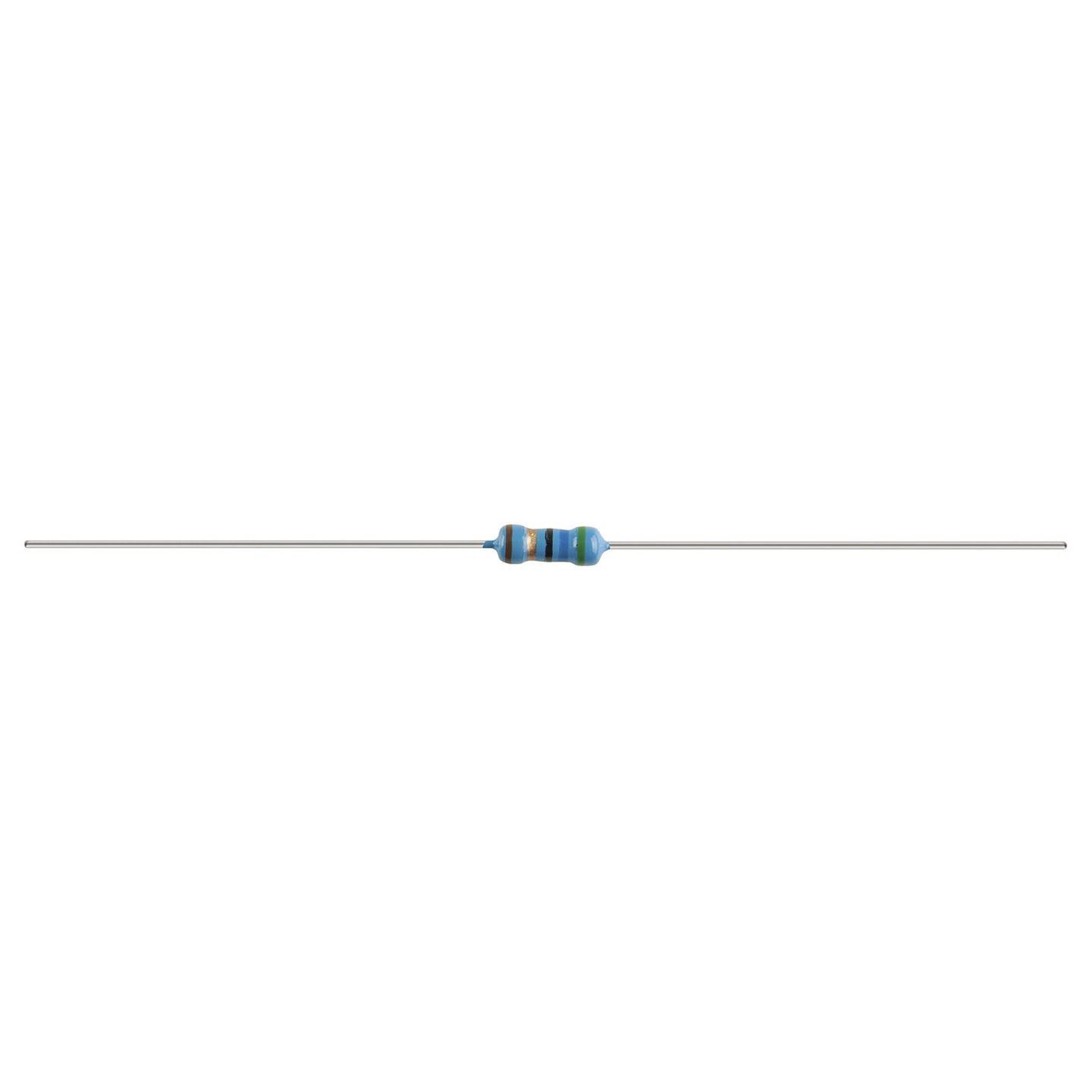 10k Ohm 0.5 Watt Metal Film Resistors - Pack of 8