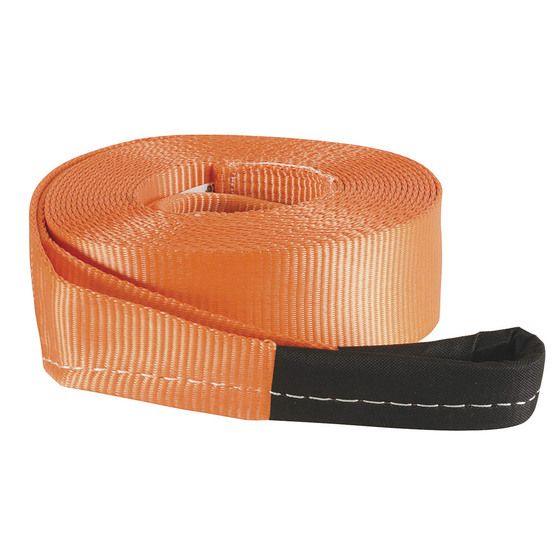 Jaycar RSC310 Extra Heavy Duty Tow Strap 10m x 75mm – 4500kg SWL / 9000kg Breaking Strain