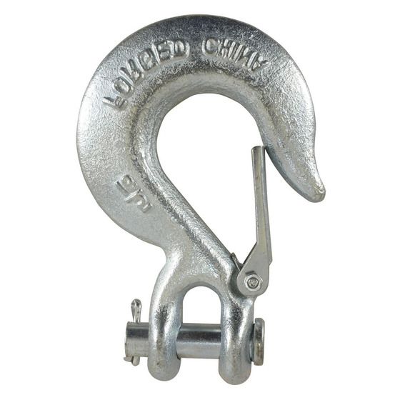 Jaycar RSC328 Clevis Hook 5/16in – Drop-Forged Billet Steel, Hot-Dip Galvanised