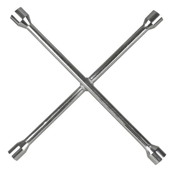 CHROME 4 WAY WHEEL BRACE