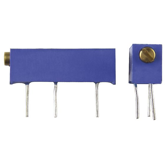 Jaycar 1KΩ Multiturn Cermet Trimpot – 10-Turn, 0.75 W, Horizontal Side Adjustment