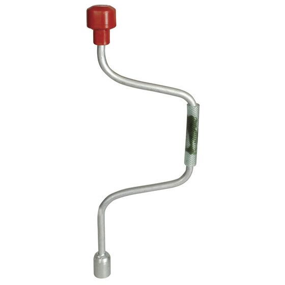 Corner Steady Drop Down Caravan Leg – Hex Handle, 450mm, Zinc Plated