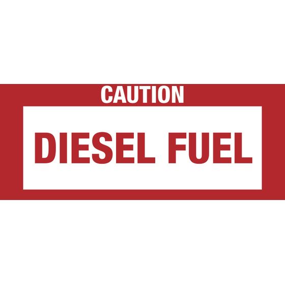 UV Rated Diesel Fuel Sticker – 120mm x 50mm Self-Adhesive | Jaycar