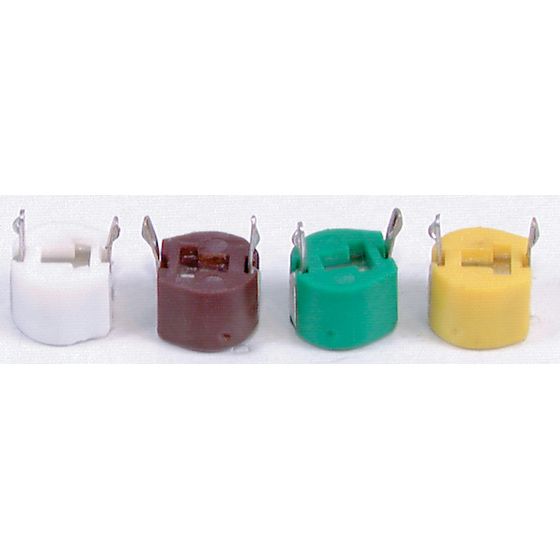 Jaycar 6.2pF–30pF Trimmer Capacitor – Green, N750 Temp Coeff (RV5716)