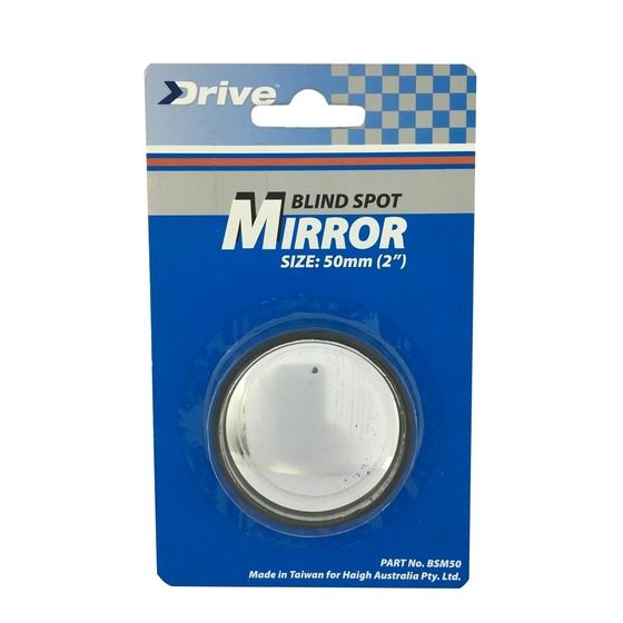 Jaycar 50mm Blind Spot Mirror – Adhesive Fit, Driver or Passenger Side