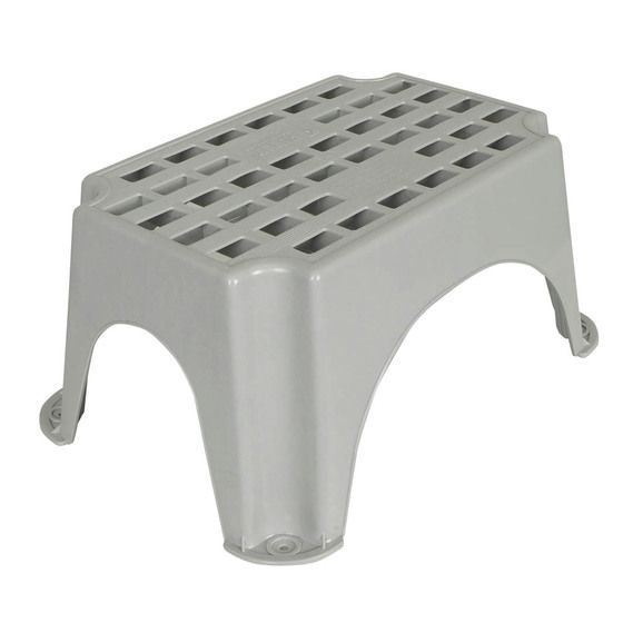 Jaycar Light Duty Plastic Step – 420mm UV-Resistant Non-Skid RV Step (Grey)