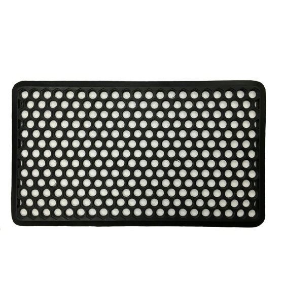 Jaycar Versatile Black Rubber Mat – 700 x 410mm, 8–10mm Thick | Caravan, RV & Doorway Use