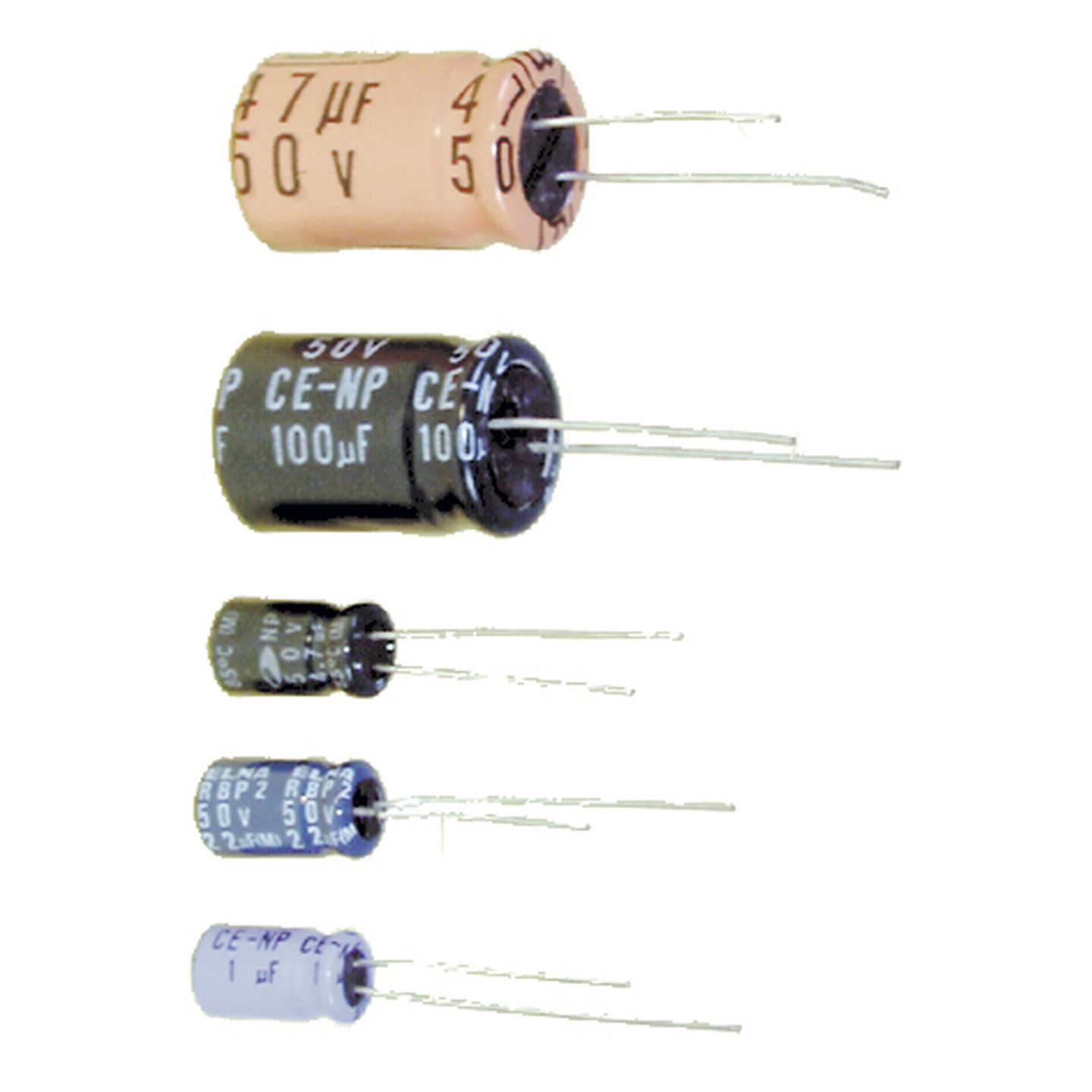 2.2uF 50V Bipolar Electrolytic Capacitor