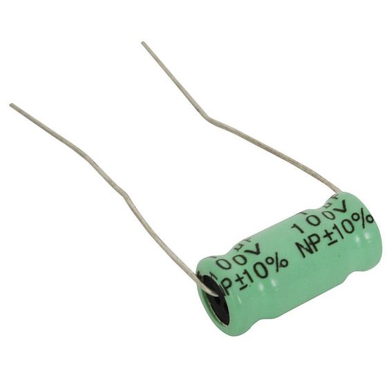 JAYCAR 150uF 100V Electrolytic Crossover Capacitor – RT/Axial Leads