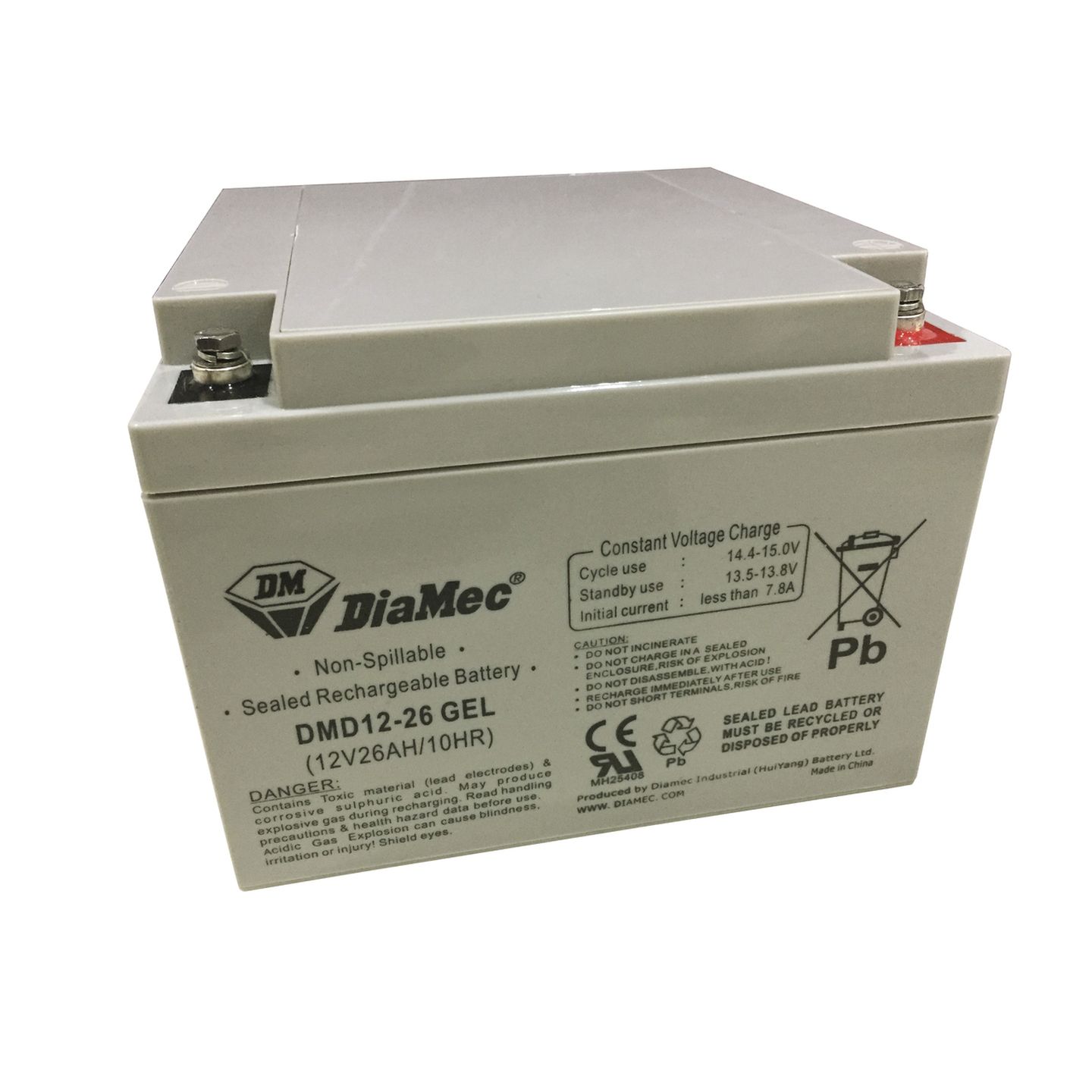 12V 26Ah Deep Cycle Gel Battery