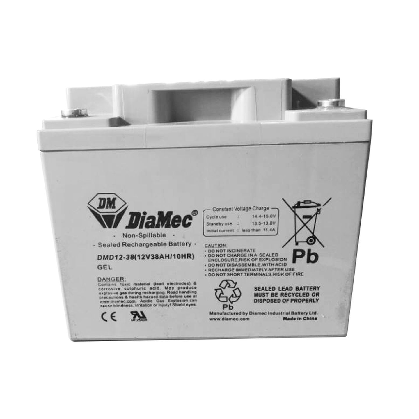 12V 38Ah Deep Cycle Gel Battery