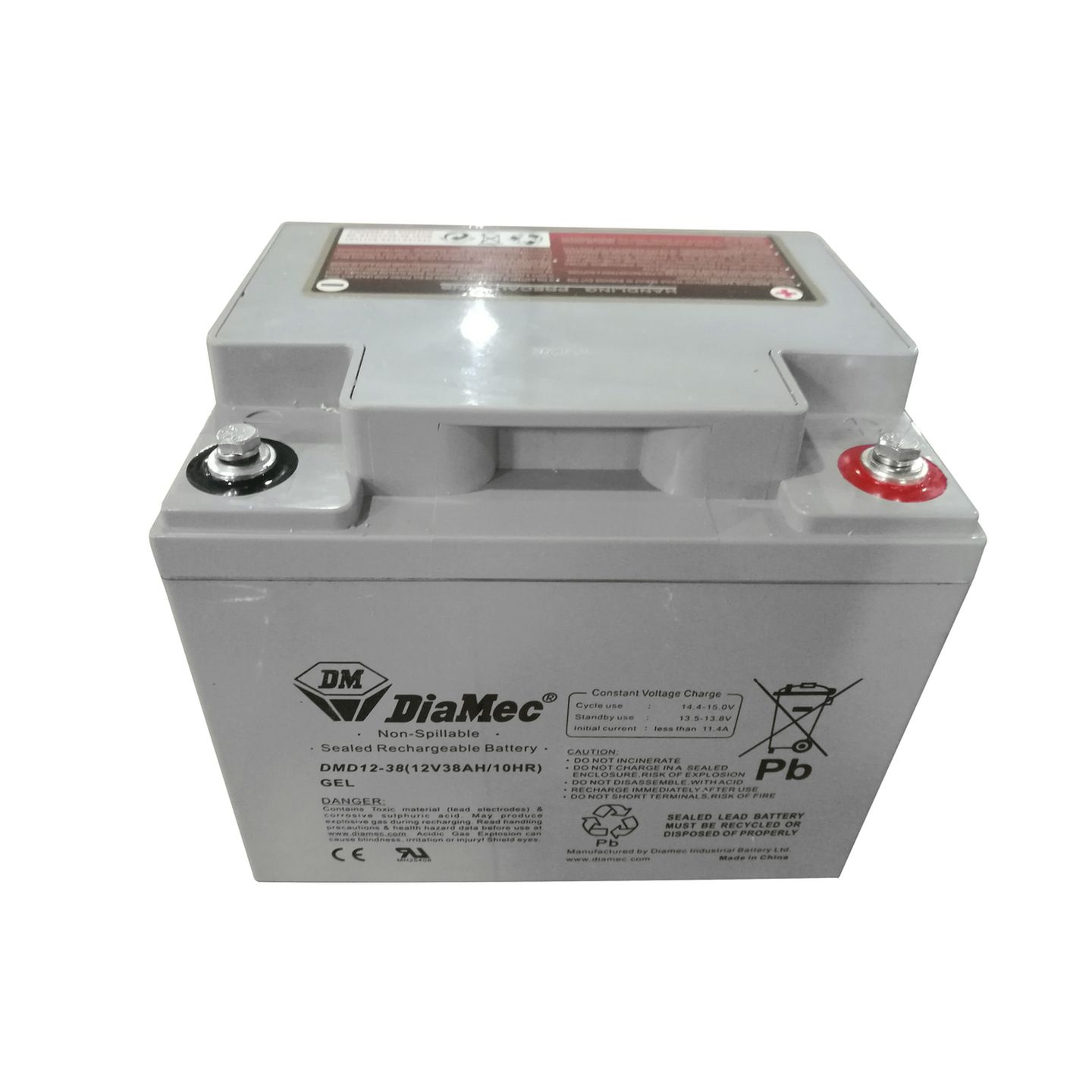 12V 38Ah Deep Cycle Gel Battery