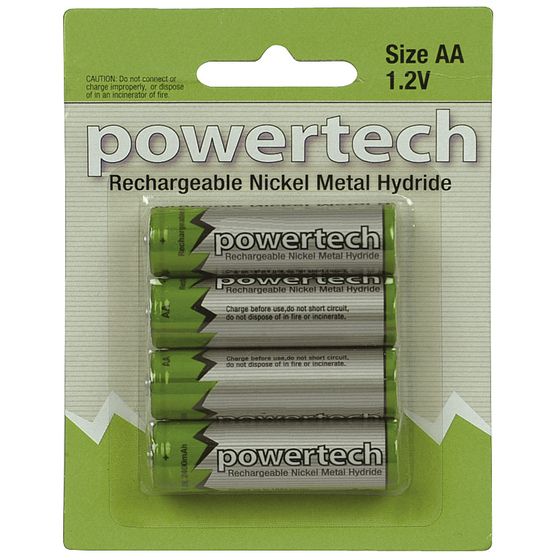 Jaycar 1.2V 2500mAh AA Ni-MH Rechargeable Batteries – Pack of 4