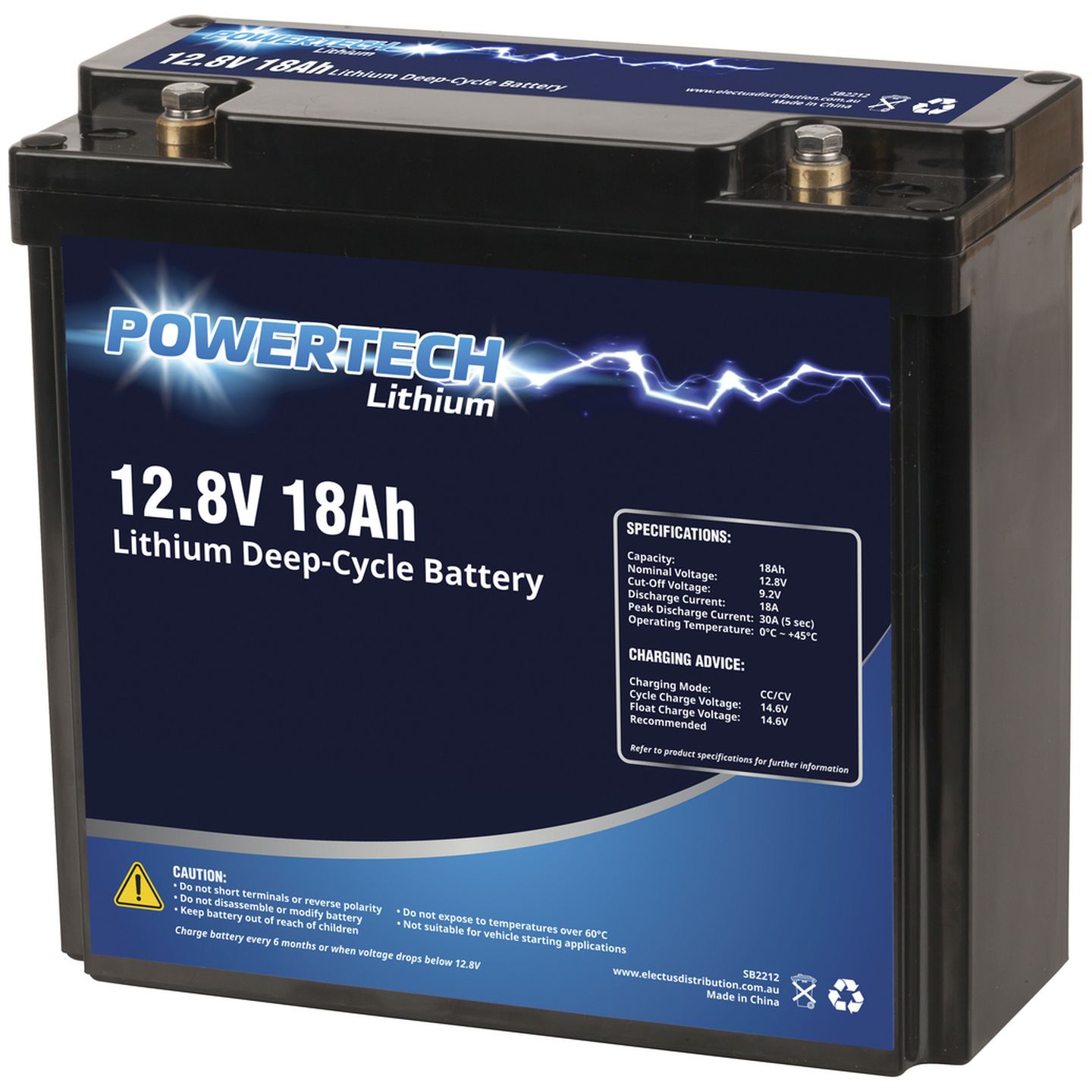 12.8V 18Ah Lithium Deep Cycle Battery