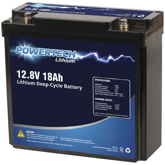 12.8V 18AH LITHIUM DEEP CYCLE BATTERY GN2