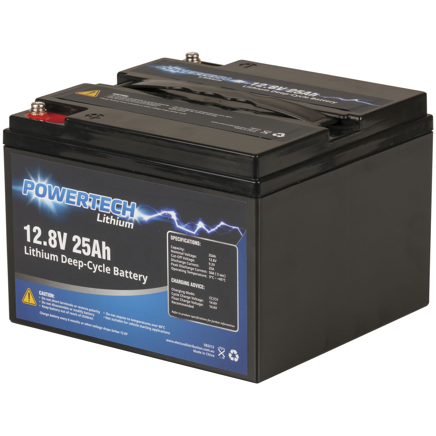 12.8V 25Ah Lithium Deep Cycle Battery